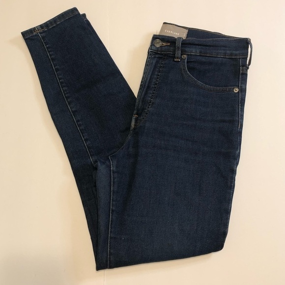 EVERLANE High Rise Skinny Dark Wash Ladies Jeans Size 27 Regular - Picture 8 of 10
